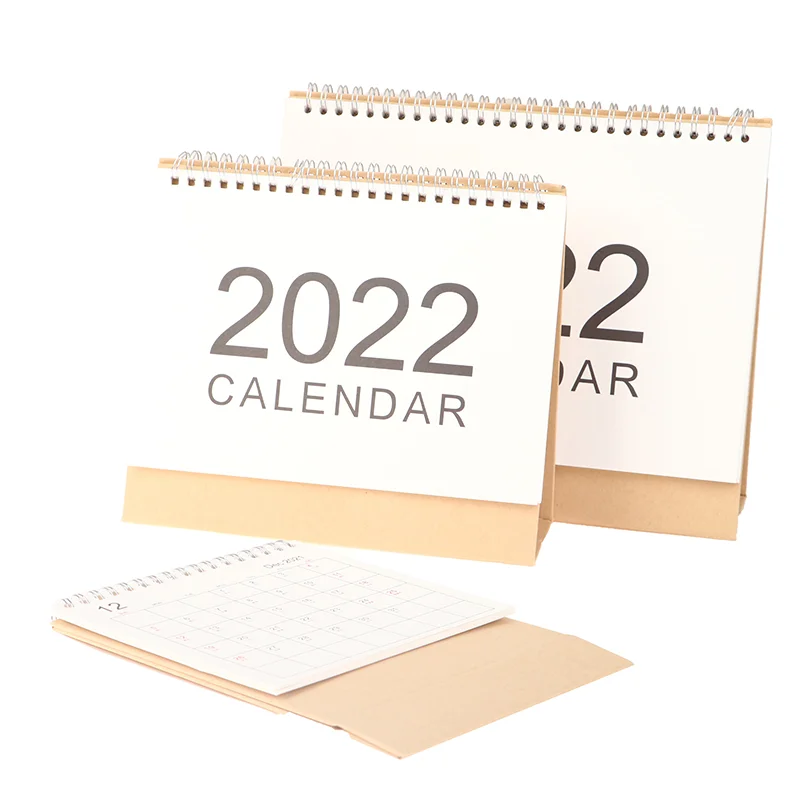 

2022 г., мультяшный настольный календарь, двойной ежедневный график, настольный планировщик, органайзер для расписания на год