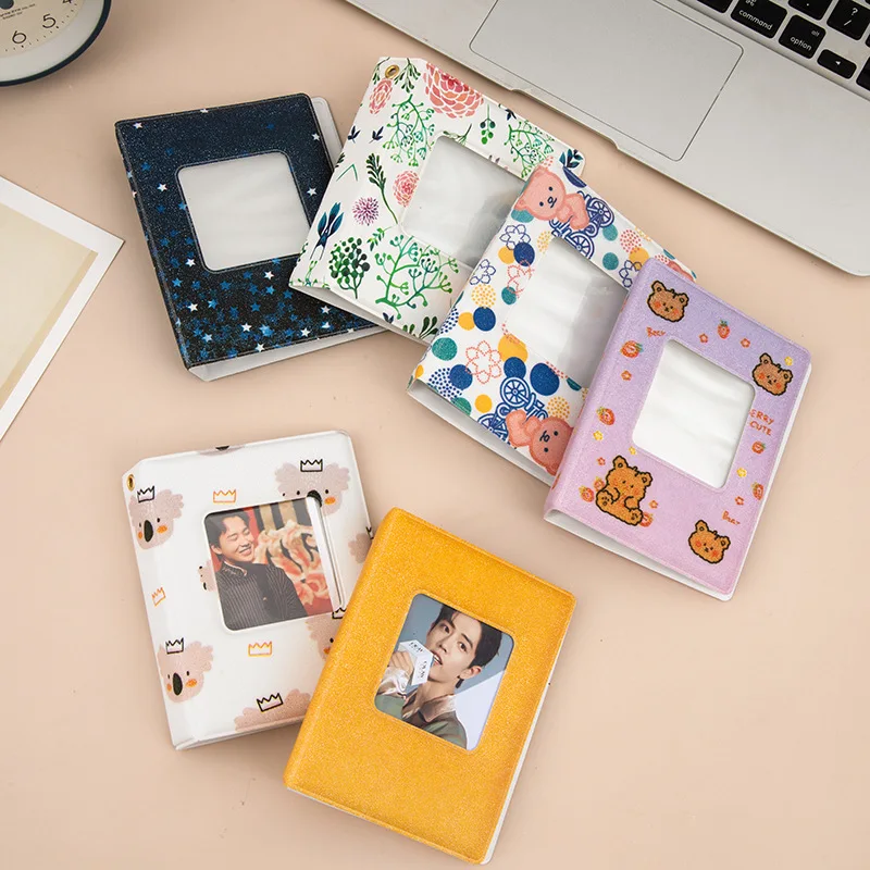 Корейский Ins квадратный вырез 3 дюйма Polaroid Mini Photo Album Interstitial KPOP BTS Card Storage альбом для