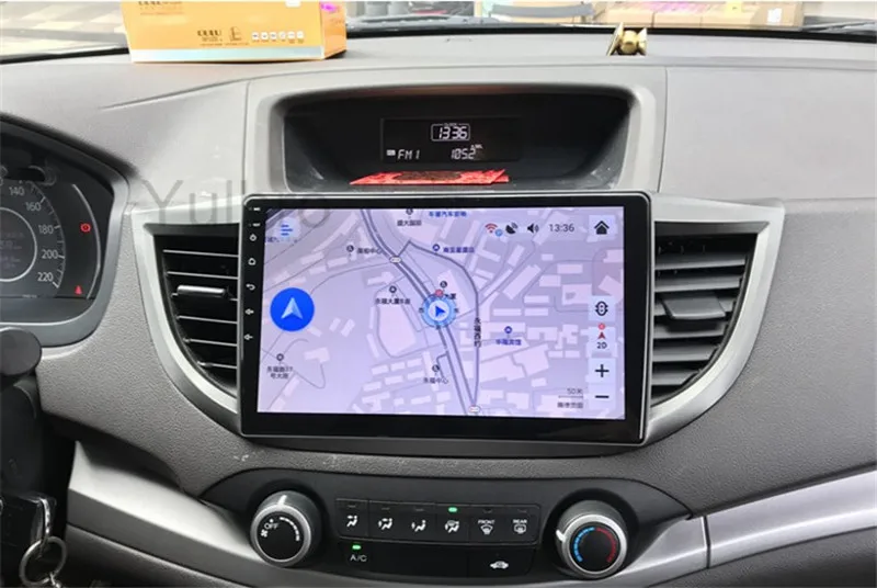 Фото Автомобильный мультимедийный комплект yulbro10 дюймов, 4 ядра, Android, для Honda CRV 2012 2013 2014 2015 2016, dvd-радио с bluetooth, gps-навигацией №1