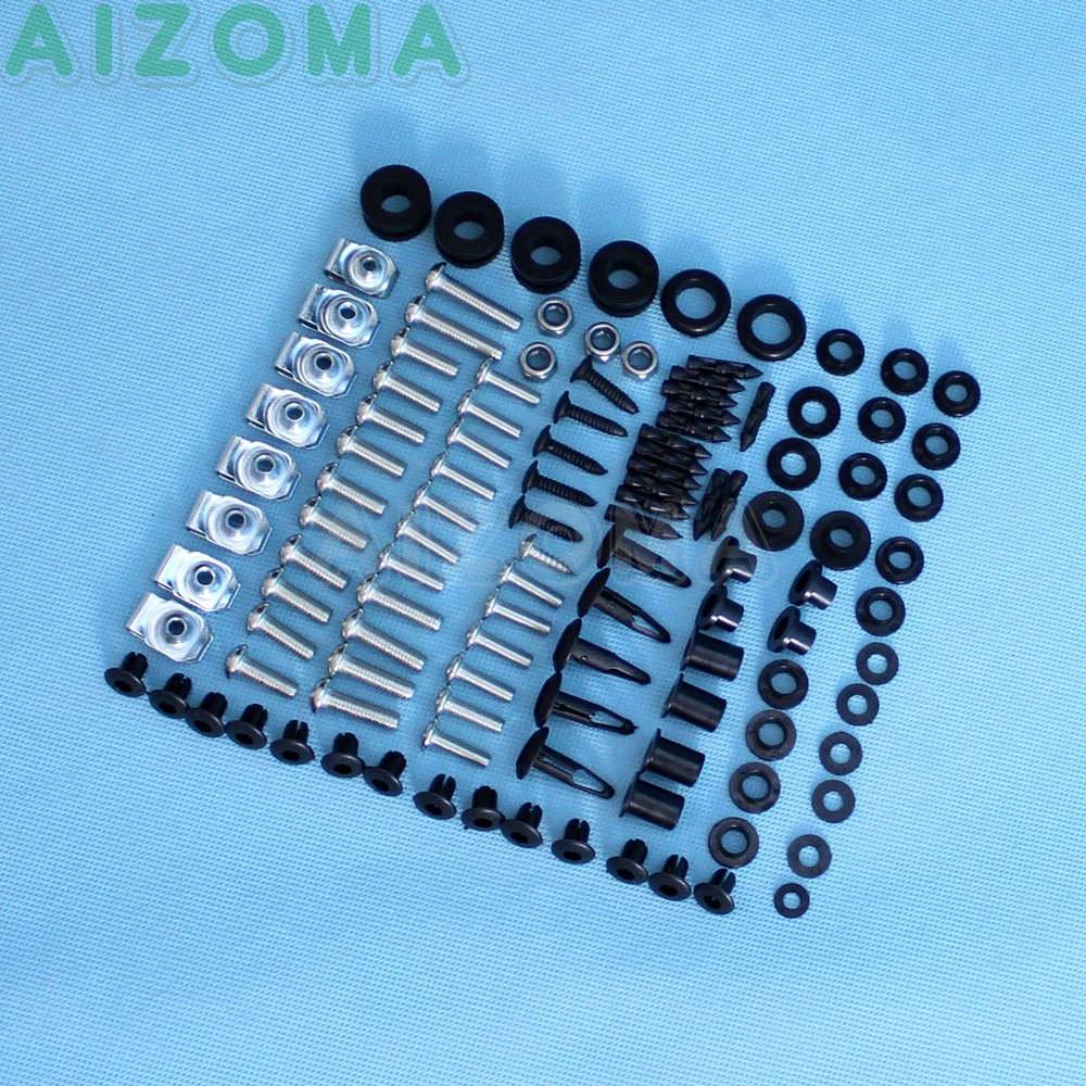 98 штук мотоцикл полный средства ухода за кожей обтекатель болт крепежа фиксация