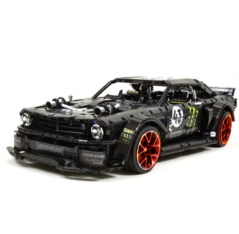 23009 static version Новинка 23010 техника серии GT-R модель гоночной машины Строительные блоки Набор классические MOC-25326 игрушки для детей - Цвет: 23009 static version