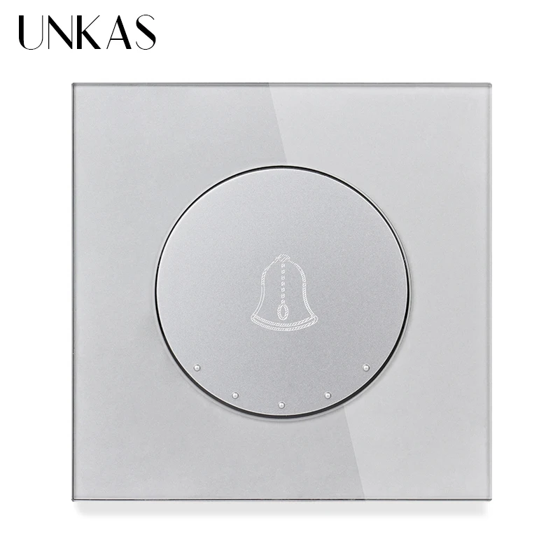 UNKAS 1 комплект серый дверной звонок настенный светильник ель света 86 мм *