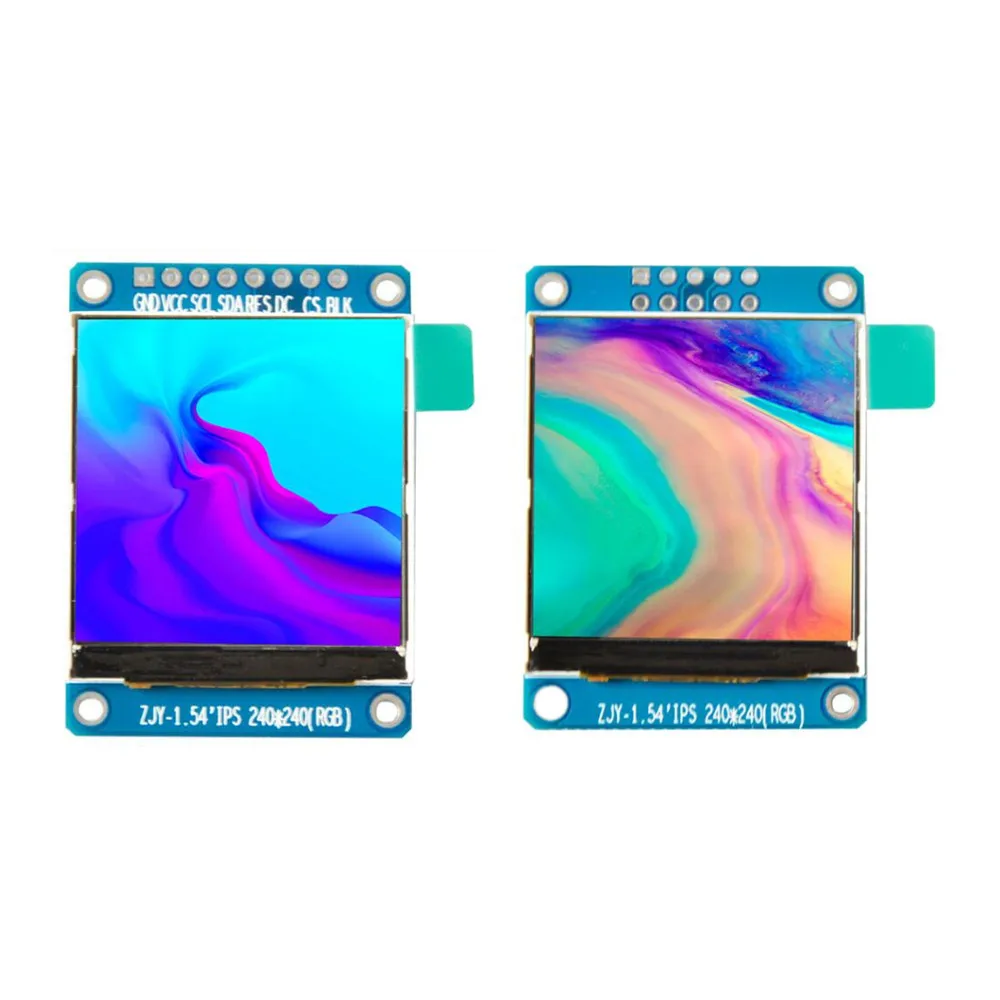 8/10 контактный ЖК дисплей 1 54 дюйма HD ips модуль 3 В 240x240 дюймов экран st7789 spi|Детали и