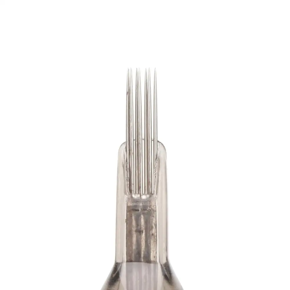 

10 Pcs / Set Disposable Sterile Tattoo Needle Semi-permanent Microblading Tattoo Eyebrow Eyeliner Lip M1 Series Supply 5M1 / 7M1