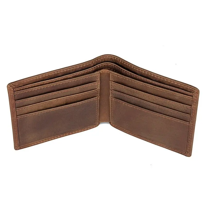 Специальная распродажа винтажные коричневые мужские кошельки из плотной