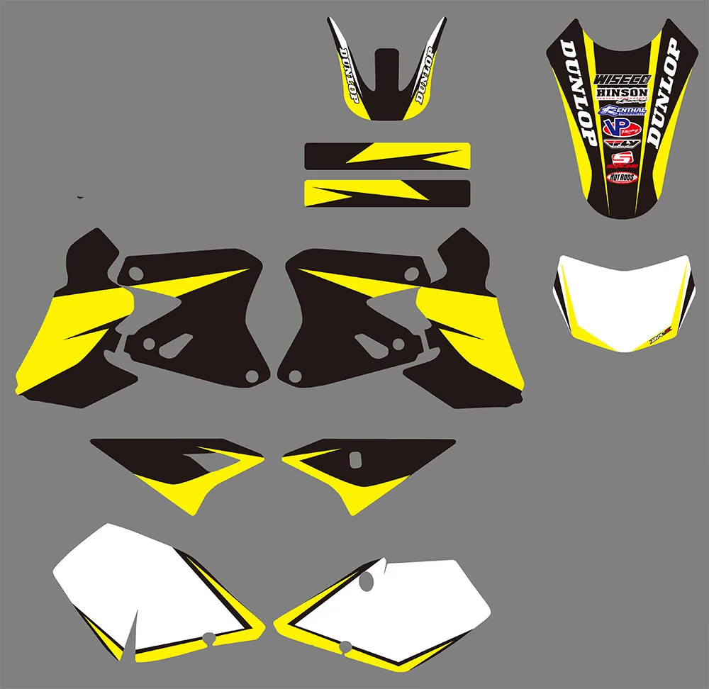 Графика персонализированные наклейки мотоцикл декоративный камень для Suzuki DRZ400