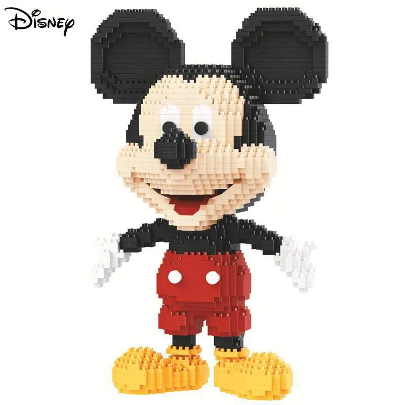 

Disney Mickey Minnie Mouse Donald Duck 3D Diamond Assembly DIY Building Blocks Model Cartoon Figure Education Toy Gift Ornaments