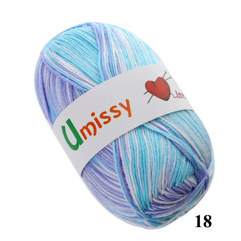 10 шт. спицы Экологически Чистого Хлопка Волокна Бамбука Пряжи для Baby Дети Вязания