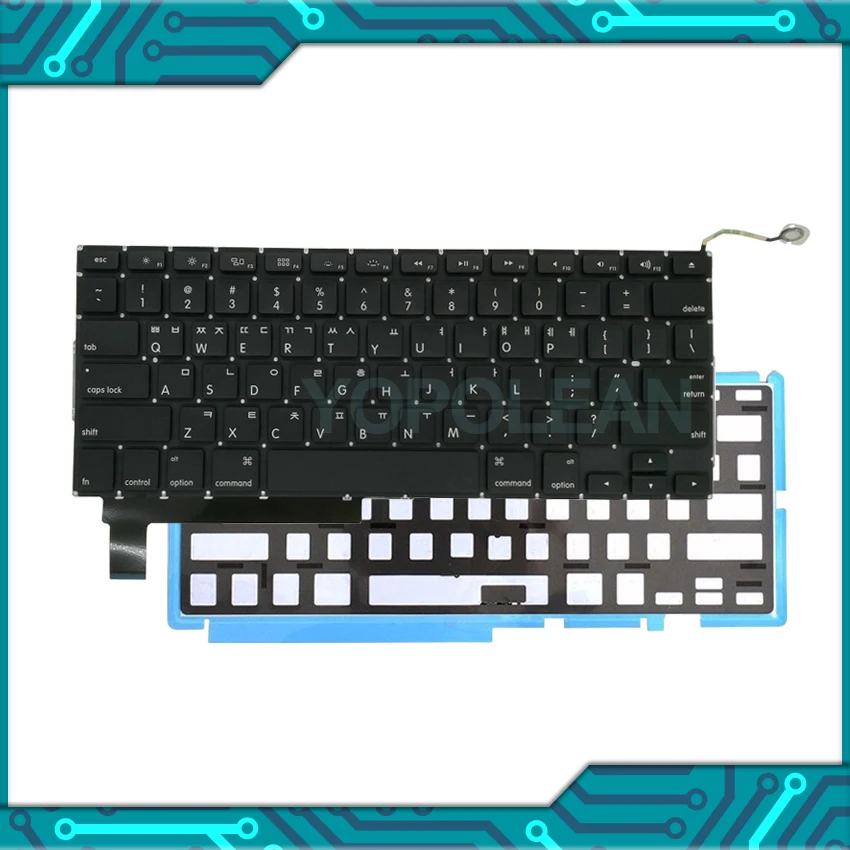 Новая Корейская клавиатура с подсветкой для Macbook Pro Unibody 15 дюймов A1286 2009 2010 2011 2012