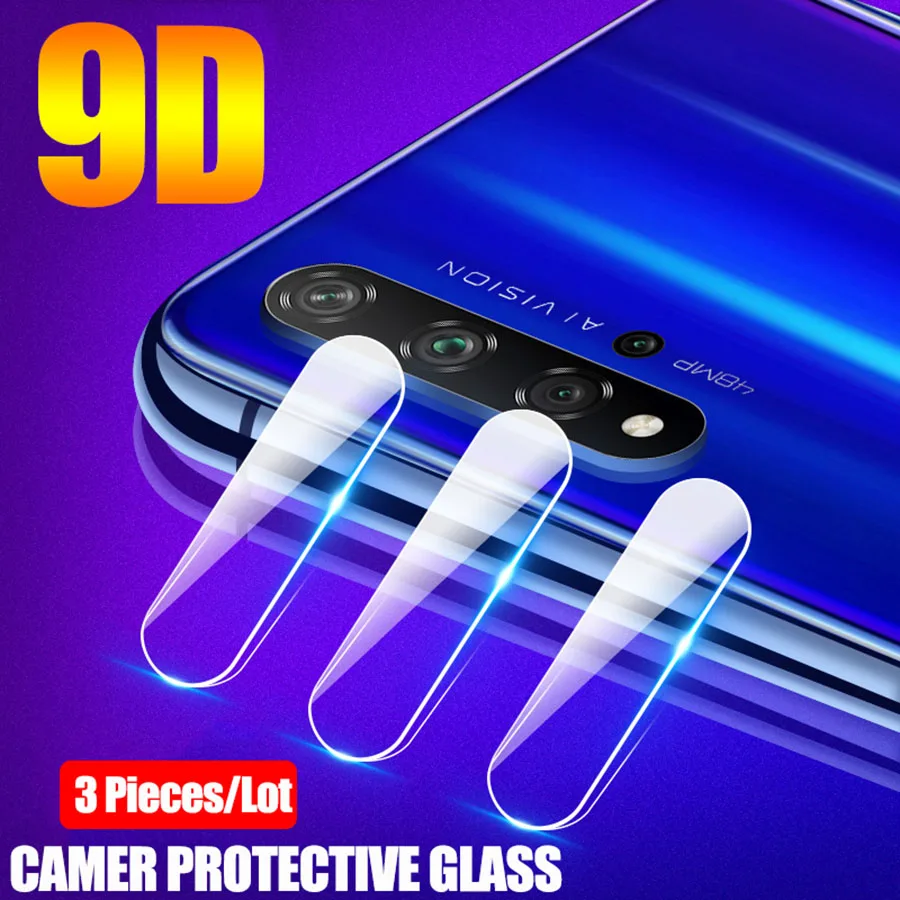 Защитное стекло закаленное для Huawei Honor 20 20S 20i 9X 8X P Smart 2019 3 шт./лот|Защитные стёкла и