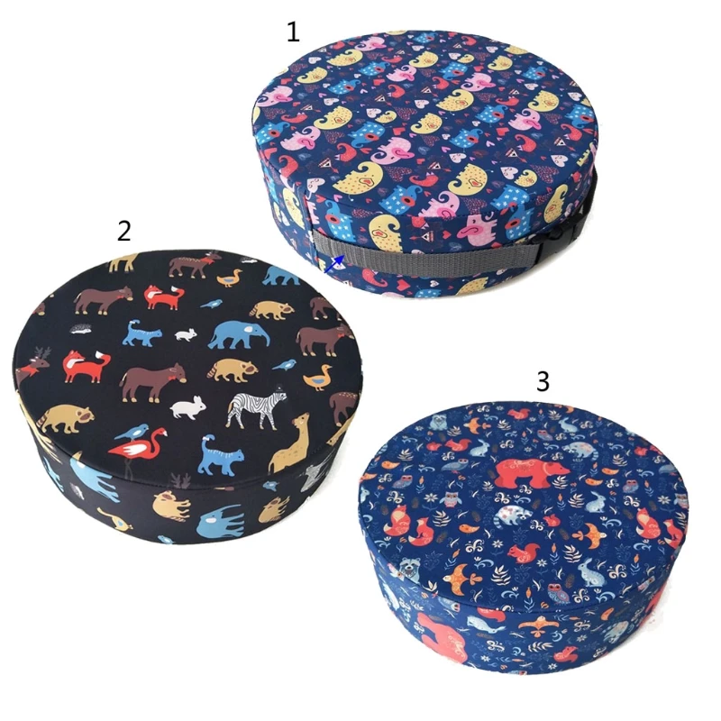 

P15C Baby Dining Cushion Children Increased Chair Pad Adjust Removable Chair Booster