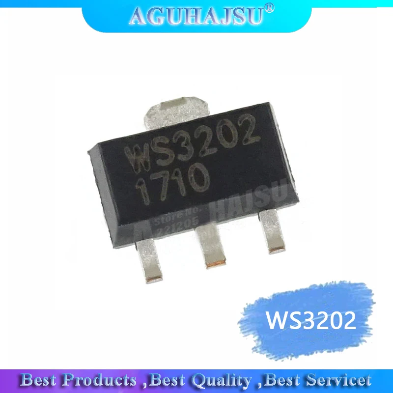 5 шт. WS3202 SOT 89 WS3202K 3/TR SOT89 3|integrated circuit|circuit integre |