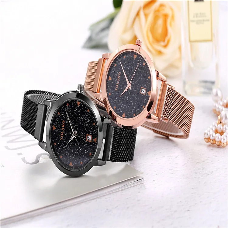 Relojes Para Mujer женские часы брендовые кварцевые Топ Роскошные наручные сетка