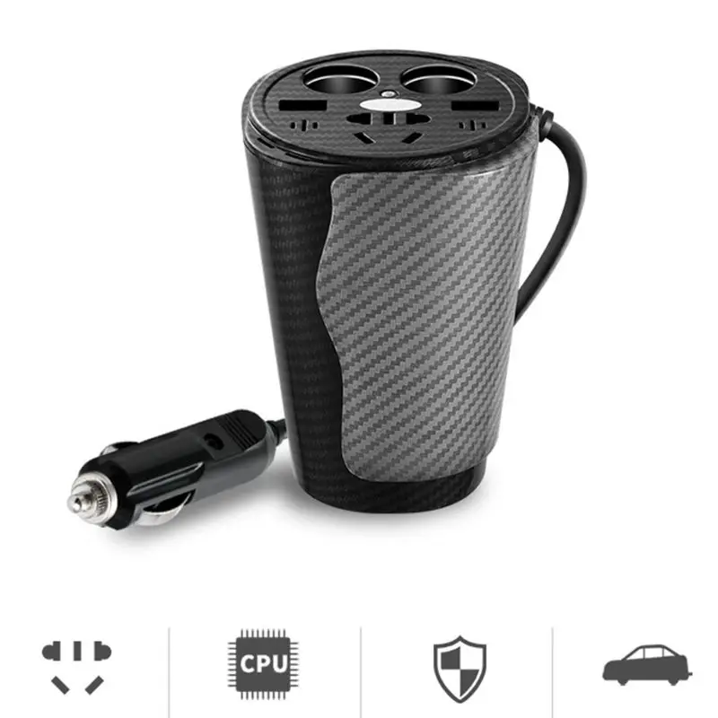 

150W Car Power Inverter DC 12V to 110V/220V AC Car Converter Dual USB Adapter