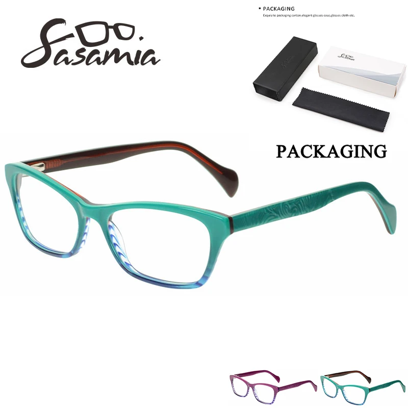 Женские винтажные оправы для очков SASAMIA оправа в стиле кошачьи глаза с