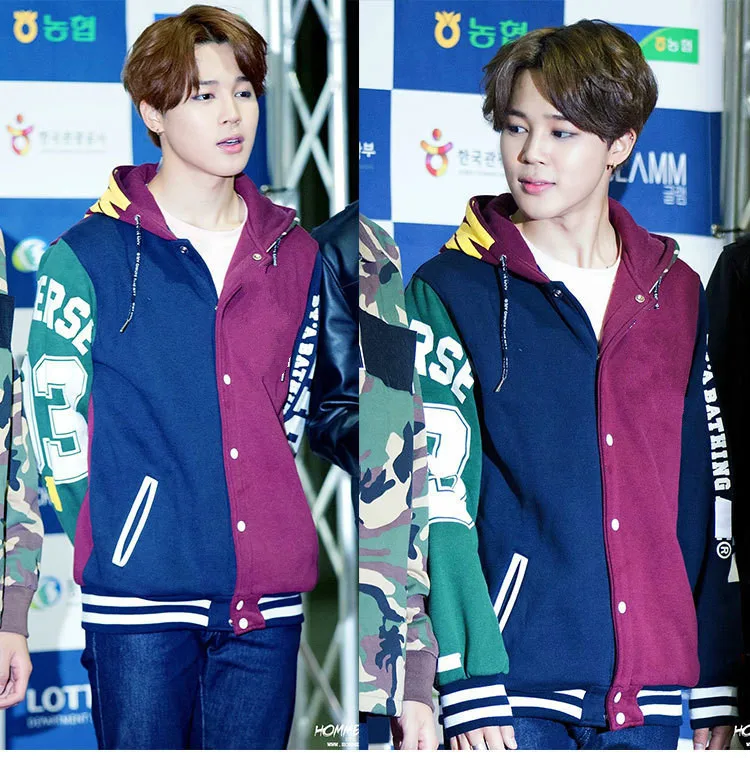 Kpop jin suga Осень Зима плюс бархатные Мужские Женские толстовки корейская мода Harajuku толстовки с капюшоном k-pop Bangtan пальто для мальчиков