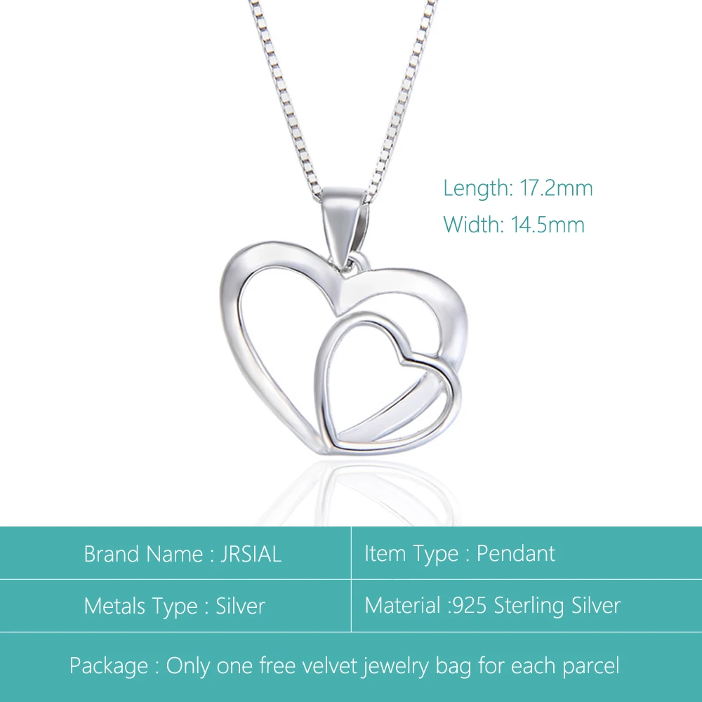 Женское ожерелье из серебра 925 пробы с кулоном | Украшения и аксессуары