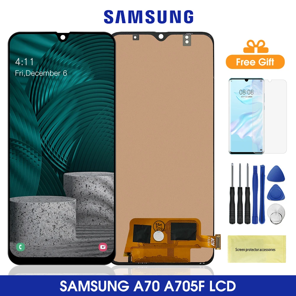 ЖК-дисплей с сенсорным экраном и дигитайзером в сборе для Samsung Galaxy A70 2019 A705 A705F SM-A705F