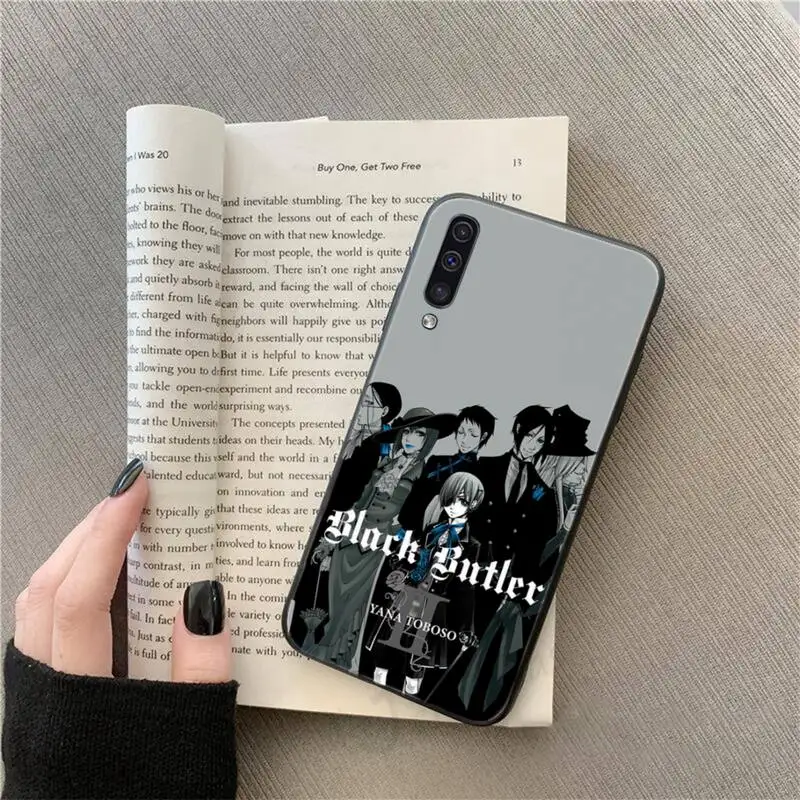 

Black Butler japanese Anime Phone Case For Samsung galaxy A S note 10 7 8 9 20 30 31 40 50 51 70 71 21 s ultra plus
