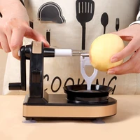 2pcsset fruit apple machine peeler slicer cutter bar home hand cranked clipping fruit peeler kitchen apple slicer corer cutter