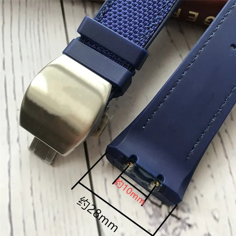 Ремешок силиконовый из воловьей кожи высокого качества браслет со складной