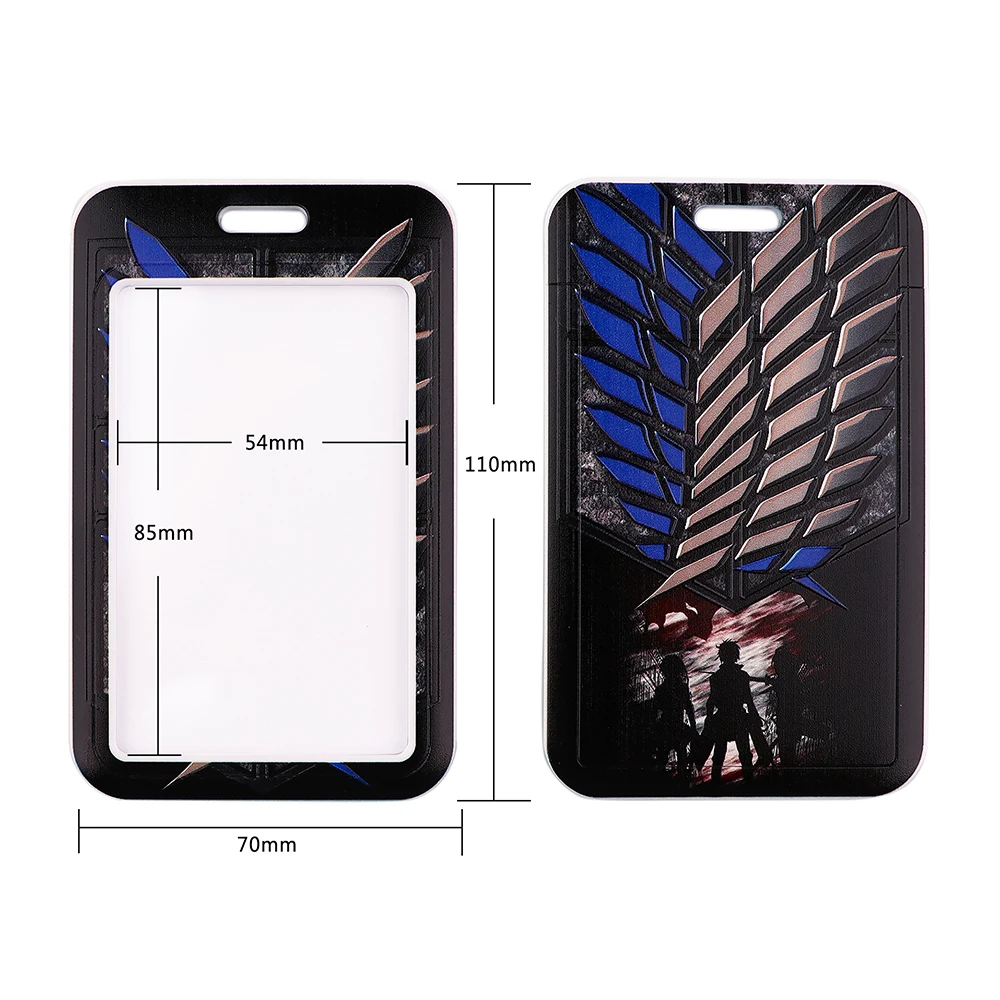 LX664 Japanese Anime Keychains Lanyard for Mobile Phone USB ID Badge Holder Keys Neck Strap Lanyard Accessory For Friends Gifts