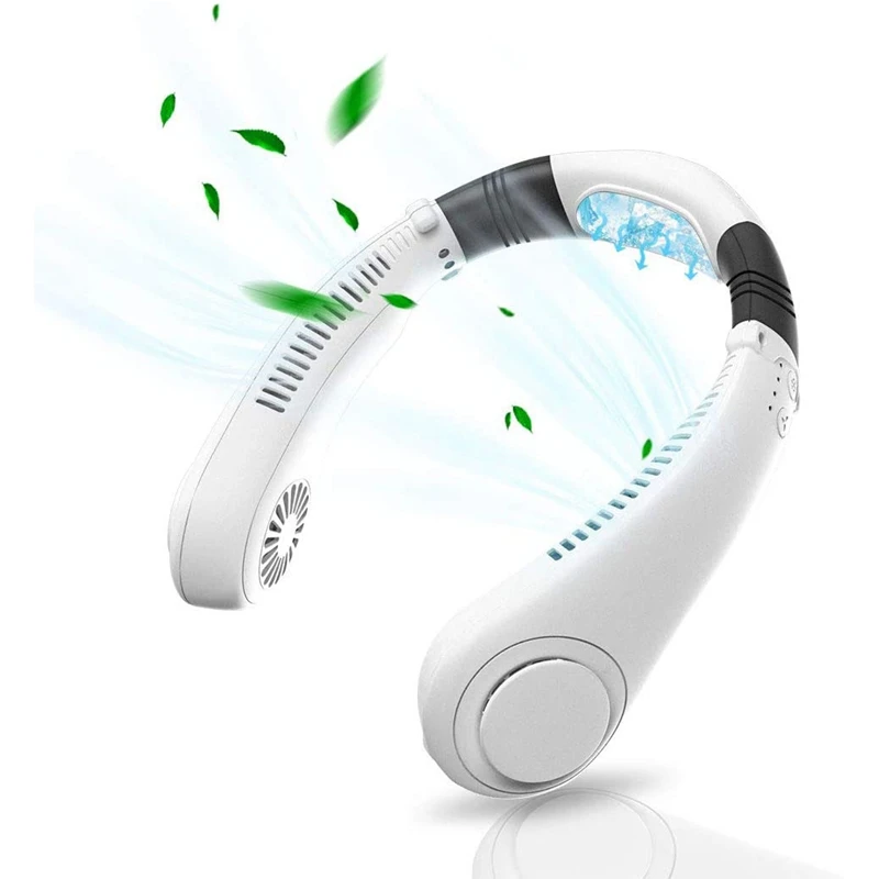 Offerte Ventilatore Da Collo Personale Mini Ventola Di Raffreddamento Portatile Ventilatore Senza Lama A Mani Libere 4000 Ventilatore Personale Indossabile A Batteria Da Uomo