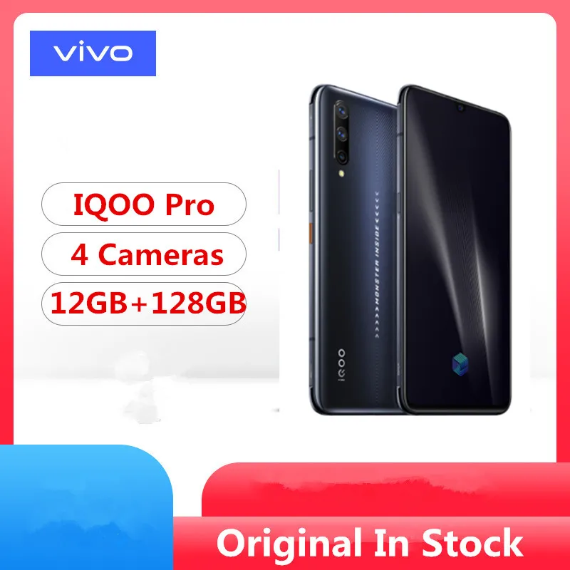В наличии новая модель Vivo IQOO Pro 4G Смартфон Snapdragon 855 Plus Android 9 0 6 41 &quotAMOLD 12 Гб RAM 128 ГБ ROM