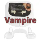 DIY выдвижной бандаж вампира вечерние Хэллоуина накладные зубы из пищевого силикона Косплей фото гаджет креативные реквизиты для вечевечерние НКИ