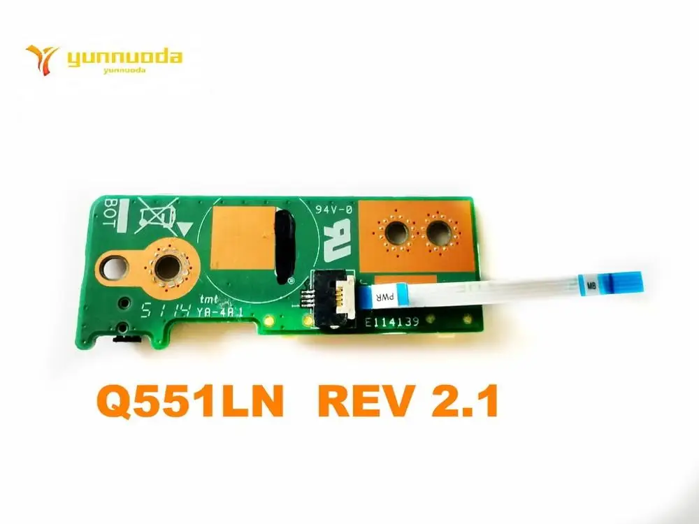 Оригинальная Кнопка питания для ASUS Q551lN Series Q551LN REV 2 1 протестирована хорошая