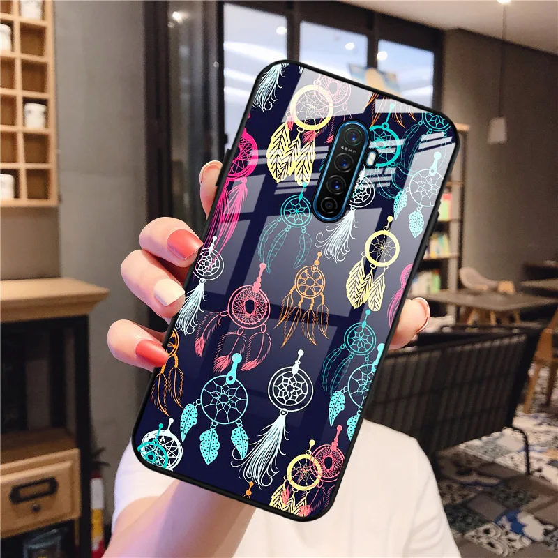 

Tempered Glass Case For OPPO Realme X2 Pro Case Hard Phone Cover For OPPO RealmeX2 X 2 Pro Reno Ace Protective Fundas 6.5 inch