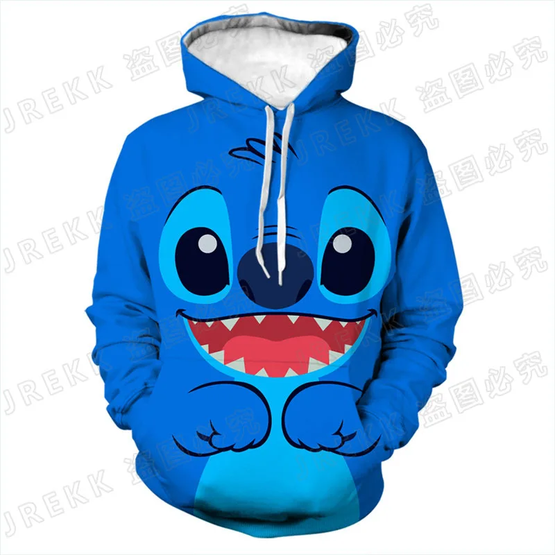 Детские толстовки Ститч диснеевским принтом новинка на весну Мужская толстовка