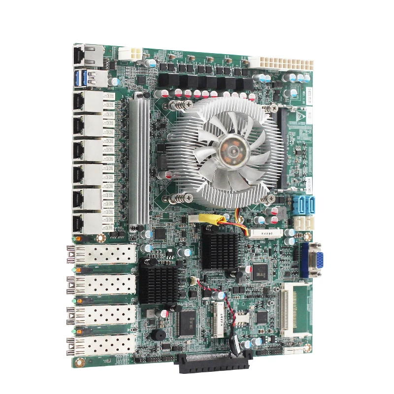 LGA1151 6th 7th PCU pfsense брандмауэр Материнские платы H110 чипсет 6 портов ethernet Материнские платы 2* DDR4 8 Гб 4* USB