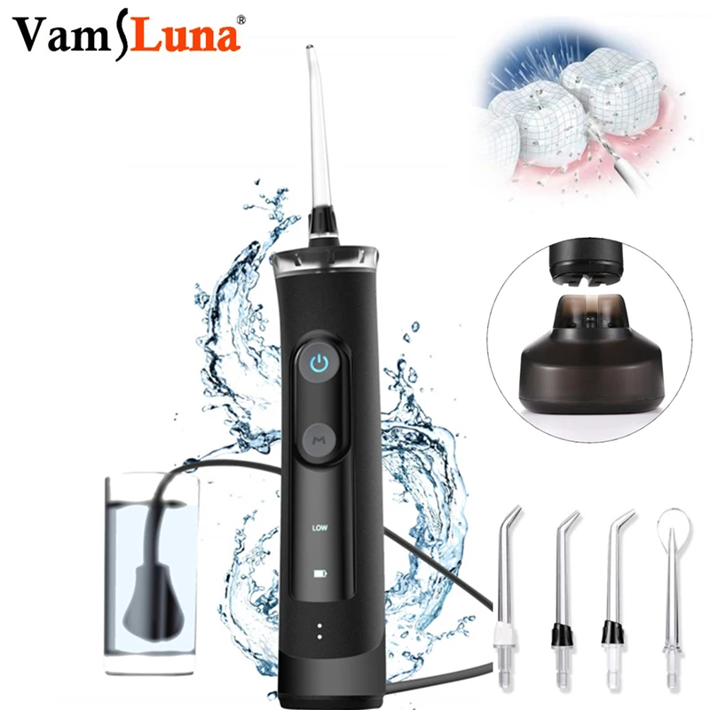 360°Oral ирригатор беспроводной воды Flosser USB Перезаряжаемый с защитой от утечки стоматологический IPX7 водонепроницаемый зуб очиститель поплавки