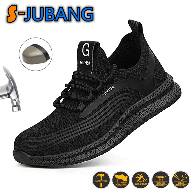 2020 женские и мужские безопасные рабочие ботинки со стальным носком легкие