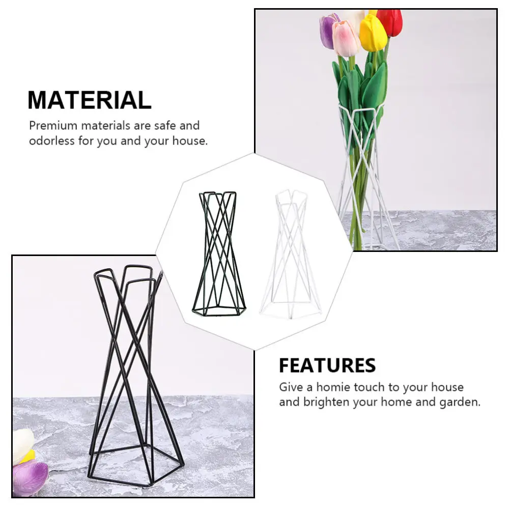

2Pcs Air Plant Holder Home Iron Art Plant Stand Creative Plant Display Rack