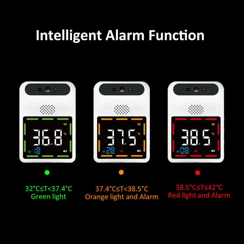 

Smart Home Temperature Sensor Screen Thermometer Three Installations Two Power Supplies 11 Languages K88 Infrared Five-color