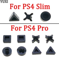 yuxi silicone bottom rubber feet pads cover cap replacement for ps4 ps 4 pro for ps4 slim console rubber feet
