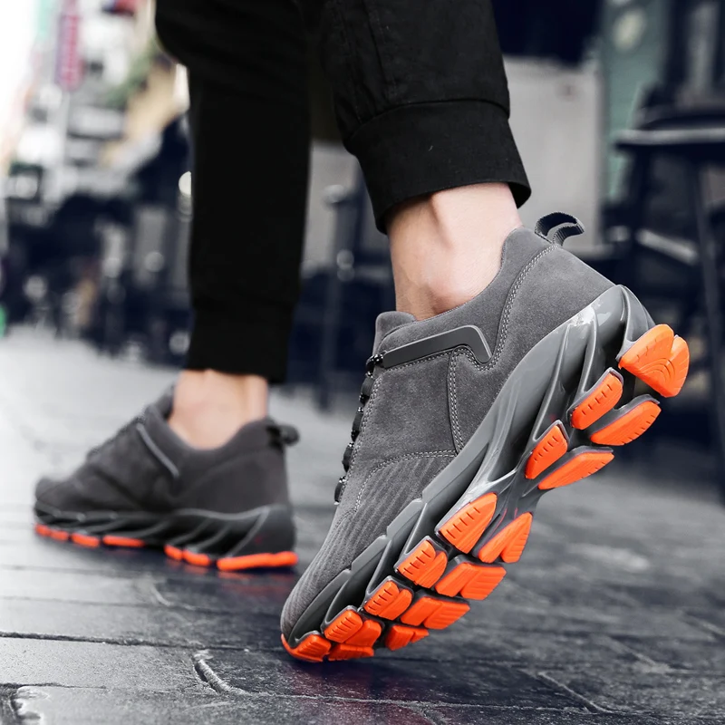 Мужская обувь с лезвием Дышащая для бега Мужские кроссовки Амортизирующая