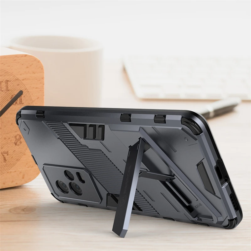 For vivo iQOO 8 Case Forvivo iQOO 8 Cover Armor Silicone Invisible Holder Hard PC Protective Cover For vivo iQOO 8 Pro Case