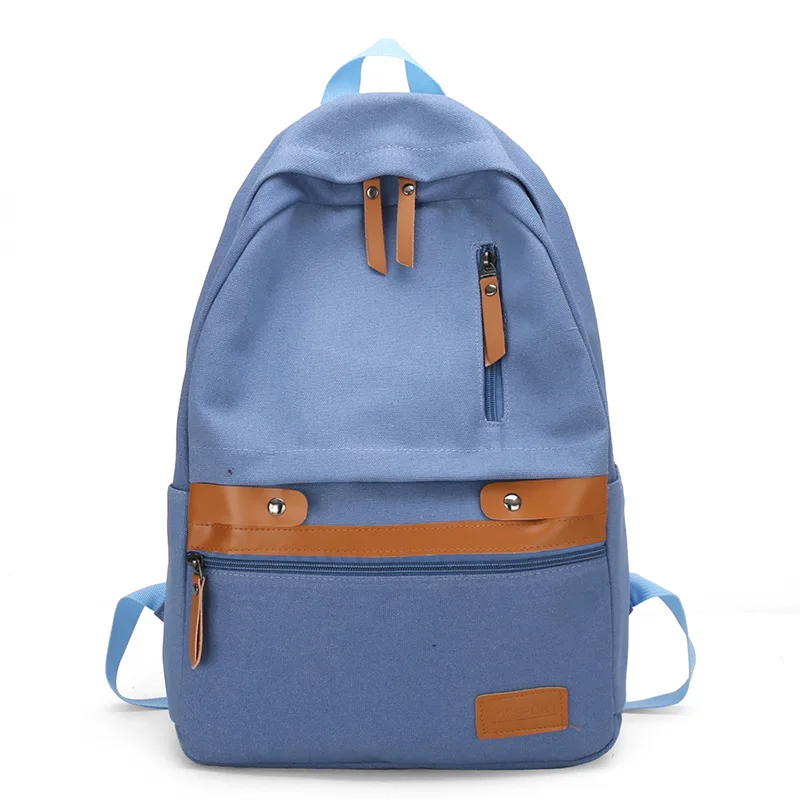 

New Canvas Bag Korean Style Casual Women's Travel Backpack Fashion Trendy Simple Backpacks High Quality Student School Bag