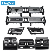 full chrome console central fresh air conditioner ac vent grille outlet for bmw 7 series f01 f02 730 735 740