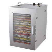 16 layer commercial professional fruit food dryer stainless steel food fruit vegetable pet meat air dryer electric dehydrator