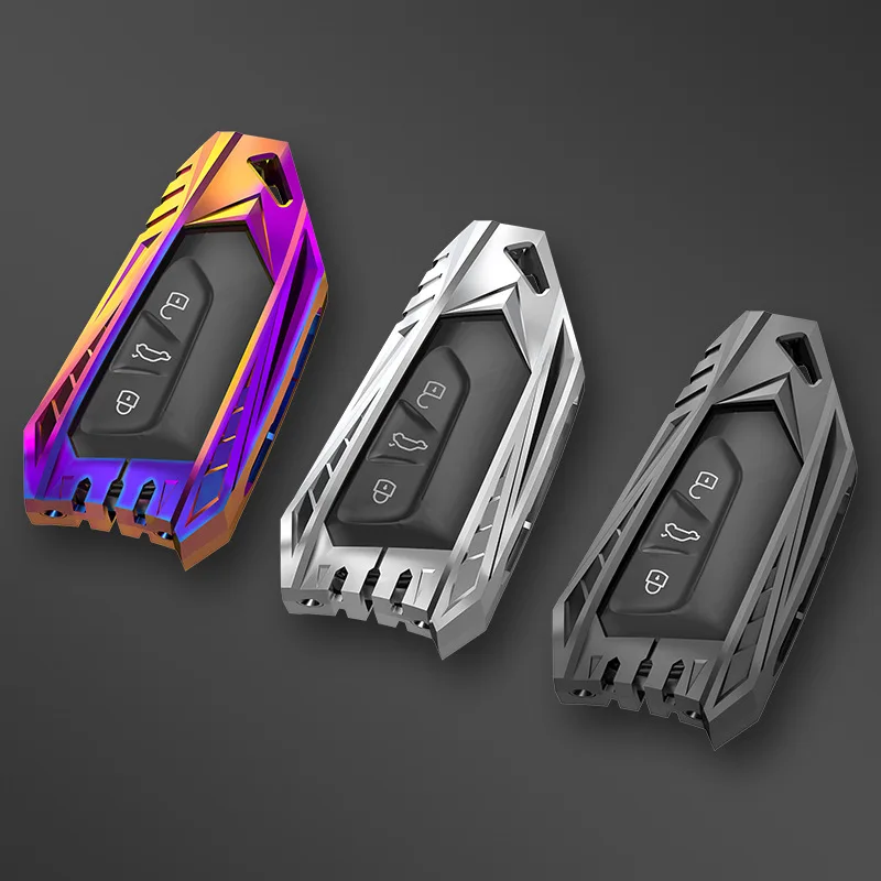 

Чехол для ключа из металлического сплава для VW Volkswagen Golf 8 Mk8 2020 Skoda Octavia