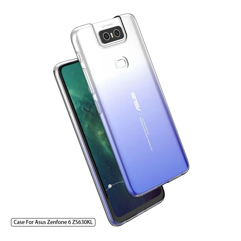 Для Asus Zenfone 6 6z 2019 ZS630KL 4 дюйма тонкий кристально чистый прозрачный мягкий чехол из