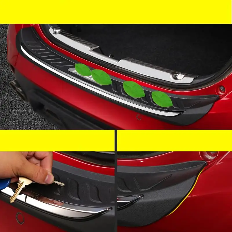 

Akcesoria Samochodowe Acessorios Para Carros Exterior Sticker Car Decoration Accessories Trunk Rear Panel FOR Mazda 3 Axela