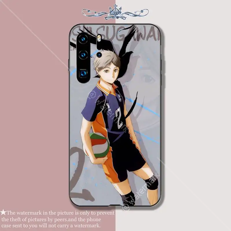Роскошный чехол Haikyuu для Huawei P20 P30 P40 Lite Pro P Smart Z 2019 | Мобильные телефоны и аксессуары