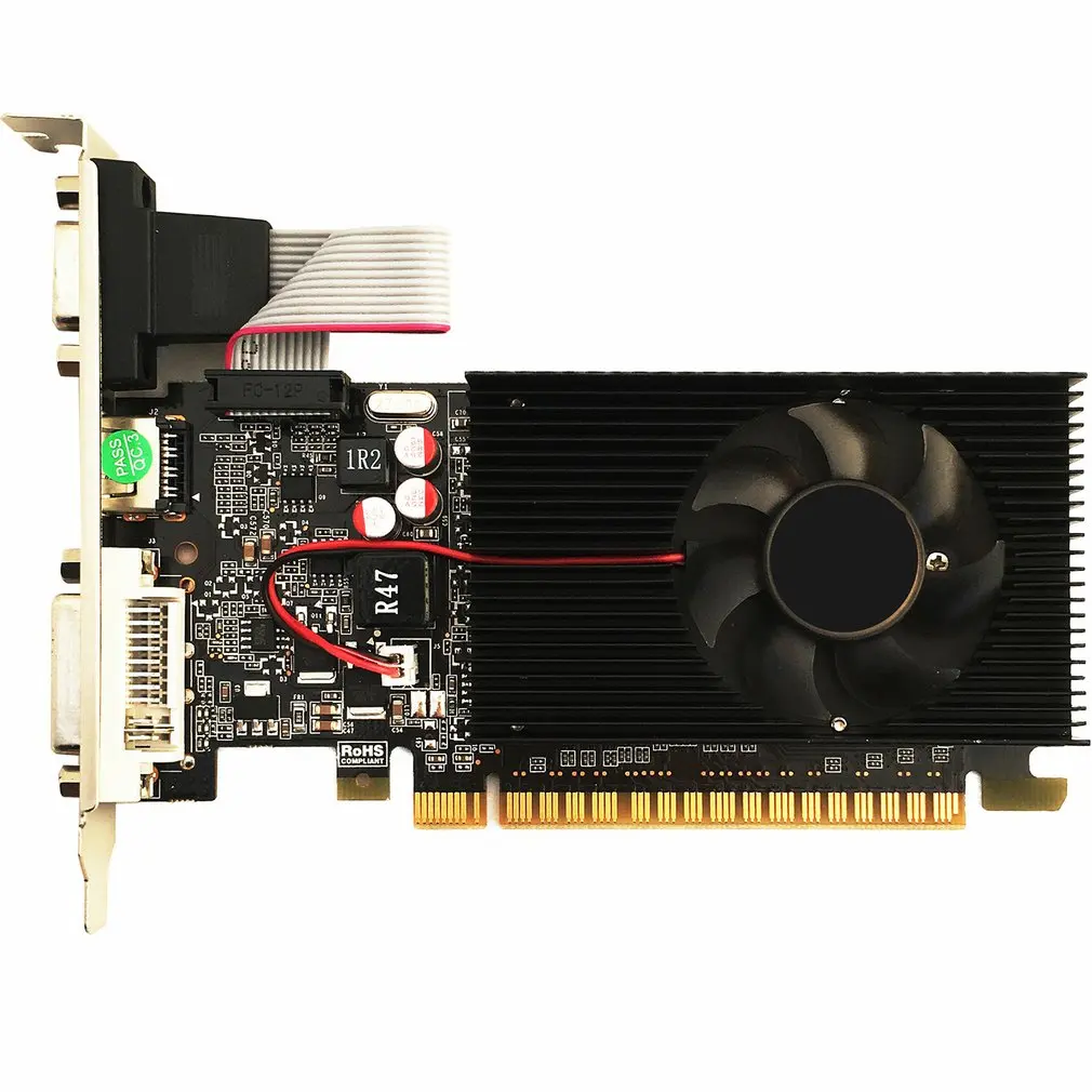 

GT610 1G DDR3 Aluminum Sheet Computer Small Chassis Half-height Graphics Server Small Computer Case