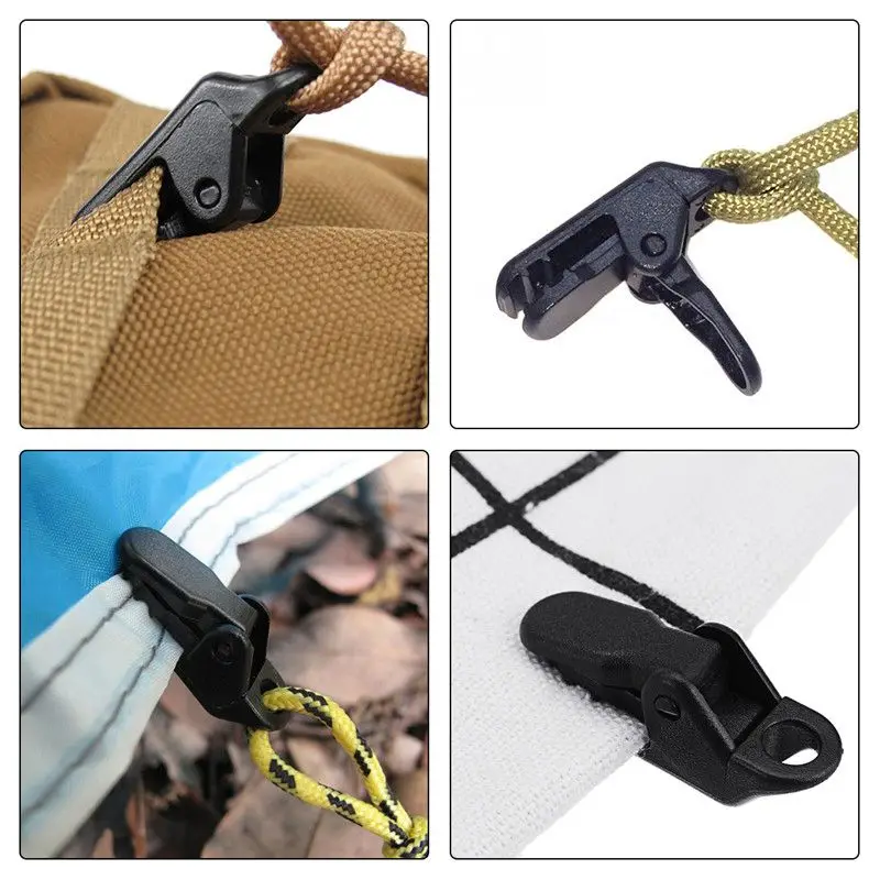 

30Pcs Alligator Clip Outdoor Tent Windproof Clamp Survival Tighten Tool Awning Clamp Universal Clip Tents Accessories