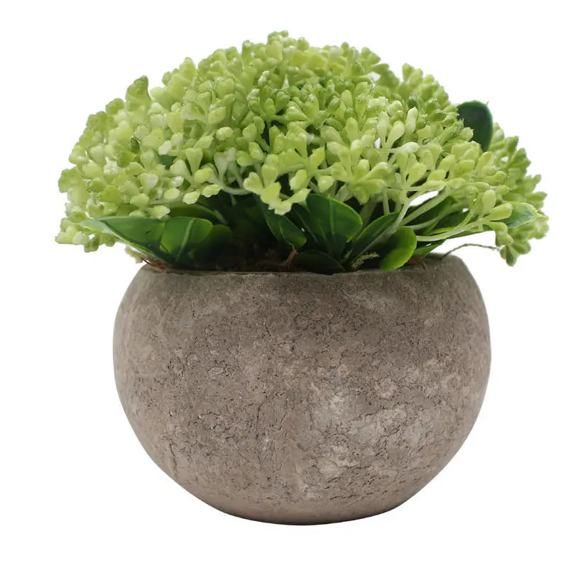 Имитация растений суккулентов в горшках мини бонсай имитация искусственные